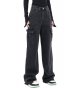 Women's High Waist Cargo Jeans Straight Leg Wide Leg Stretch Loose Casual Denim Trousers