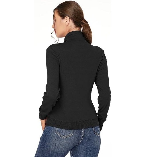 Women's Zip up Sweatshirts Jacket Stand Collar Long Sleeve Running Track Jacket with Pockets