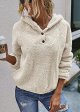 Winter Women's Plush Fleece Hoodie Sweatshirt Casual Long Sleeve Pullover With Pockets